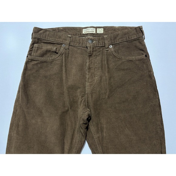 Patagoina Corduroy Pants Brown Organic Cotton Hiking Mens 33x32 (Act 33x30.5) - Picture 2 of 14